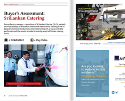 Airside International Magazine Placed Timsan in the Winter Issue