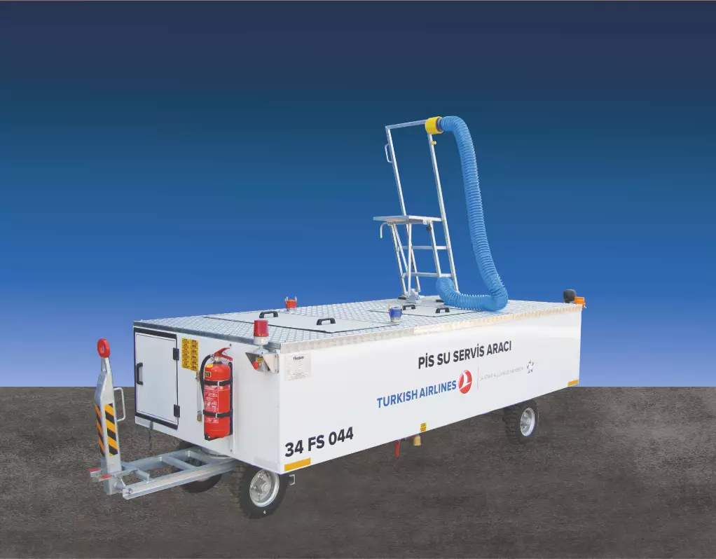  Lavatory Service Cart LSC300-700 - Isolated